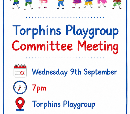 Next Torphins Playgroup Committee Meeting: