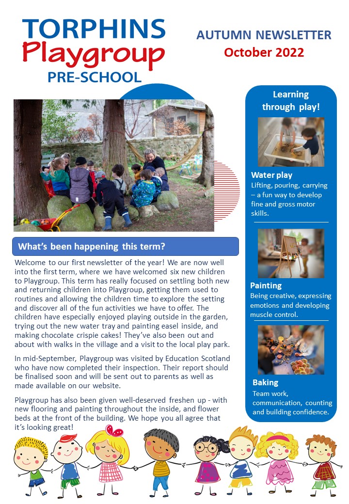 Torphins Playgroup Oct 22 Newsletter 1-2
